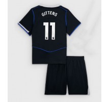 Chelsea Jamie Gittens #11 Koszulka Trzecia dzieci 2025-26 Krótki Rękaw (+ krótkie spodenki)